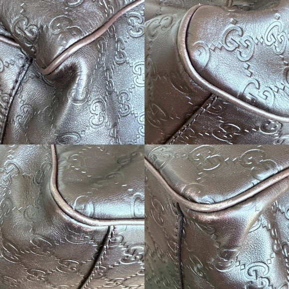 SOLD Gucci Sukey Convertible Boston Bag Guccissima Leather - Picture 6 of 8